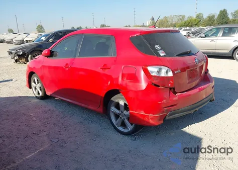 2009 Toyota Corolla Matrix S z USA, uszkodzony, nr VIN 2T1KE40E79C016342